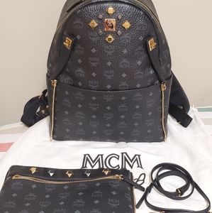Authentic MCM Dual Stark Backpack
